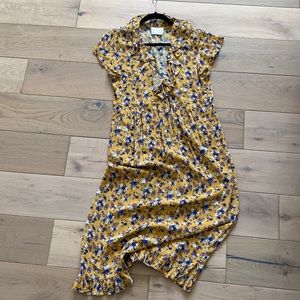 Auguste the Label Matilda Grace Frill Sleeve Midi Dress US 4